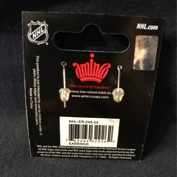 NHL Hockey Senators Earrings - Picture 2 of 2